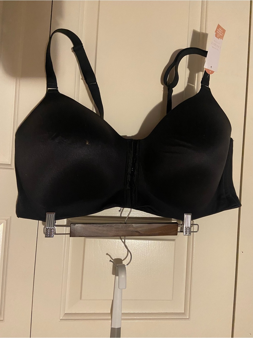 Cacique Smooth Black Front-Closure Everyday Bra New With Tags